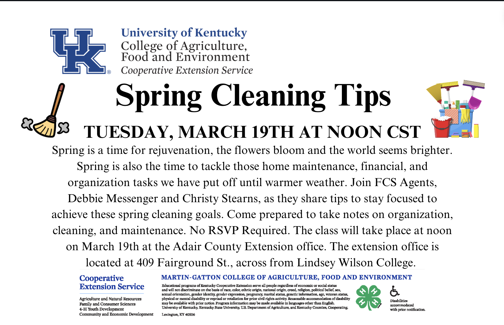 Spring Cleaning Flyers